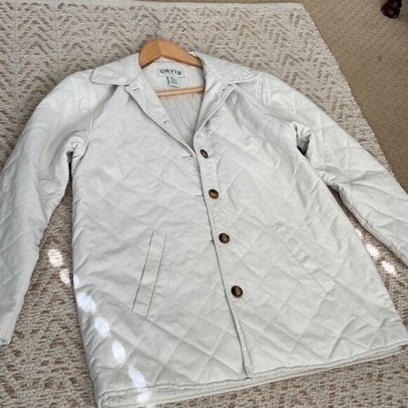 Orvis Quilted Jacket small cream - Picture 4 of 8